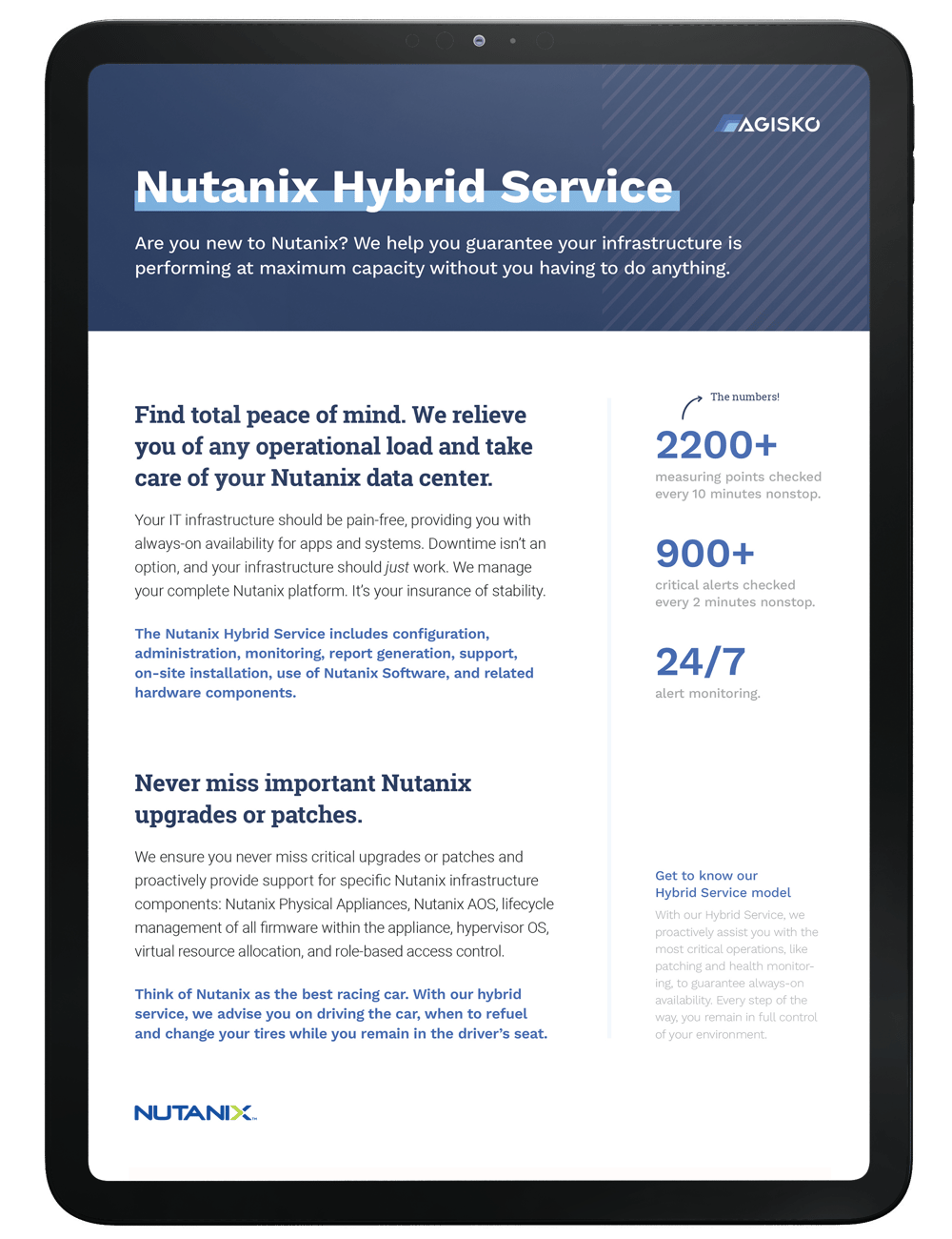 Nutanix Hybrid Service